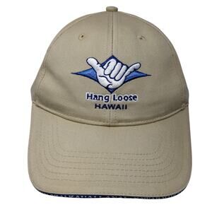 Hang Loose Hawaii Slideback Baseball Cap Beige OS Surfware Hawaiian Classics
